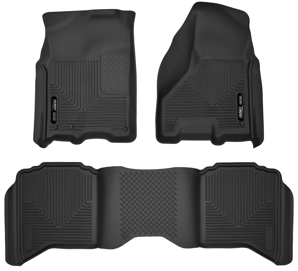 Husky Liners 53608 X-act Contour - Front & 2nd Seat Floor Liners