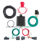 Curt - Custom Wiring Harness, 4-Way Flat Output, Select Dodge Nitro, Jeep Liberty - 56334