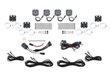 Diode Dynamics - Stage Series SXS Rock Light Installer Kit, RGBW M8 w/Controller (4-pack) - DD7751C