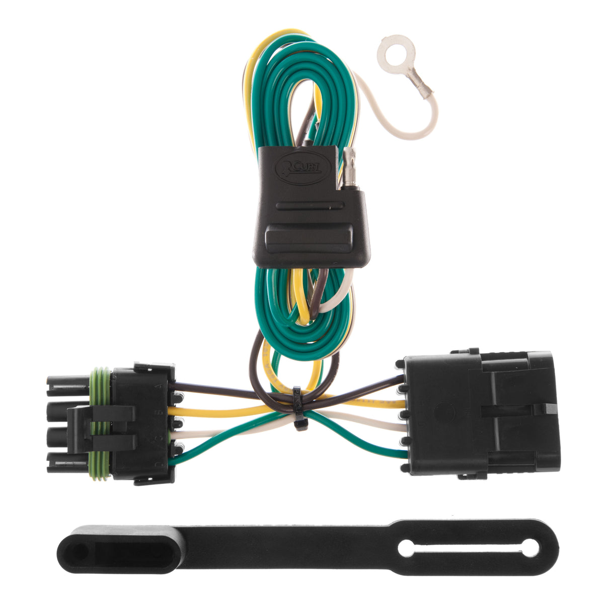 Curt - Custom Wiring, 4-Way Flat, Select GMC C1500, C2500, C3500, K1500, K2500, K3500 - 55315