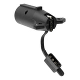 Curt - Electrical Adapter with Tester (7-Way RV Blade Vehicle to 4-Way Flat Trailer) - 57245
