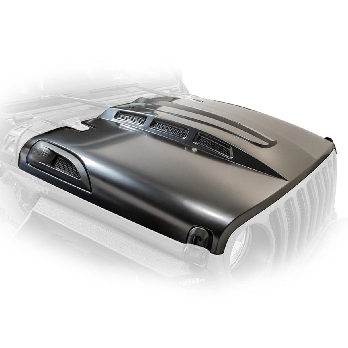 DV8 Offroad - Jeep JL & Jeep JT Heat Dispersion Hood - HDMBJL-01