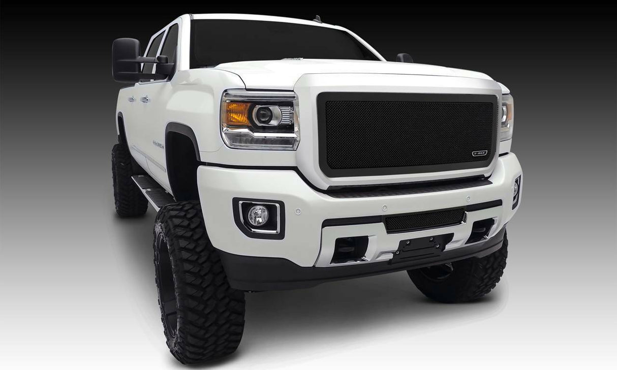 T-Rex Grilles - 1 Pc Small Mesh Mild Steel Upper Class Grille Insert - 51211