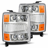 AlphaRex 880240 LED Projector Headlights in Chrome