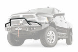 Warn - 100473 Powder Coated Black Steel With Brush Guard Skid Plate Step Plate