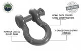 Overland Vehicle Systems - Buy Recovery Shackle D Ring 3/4 Inch 4.75 Ton Grey - 19010206