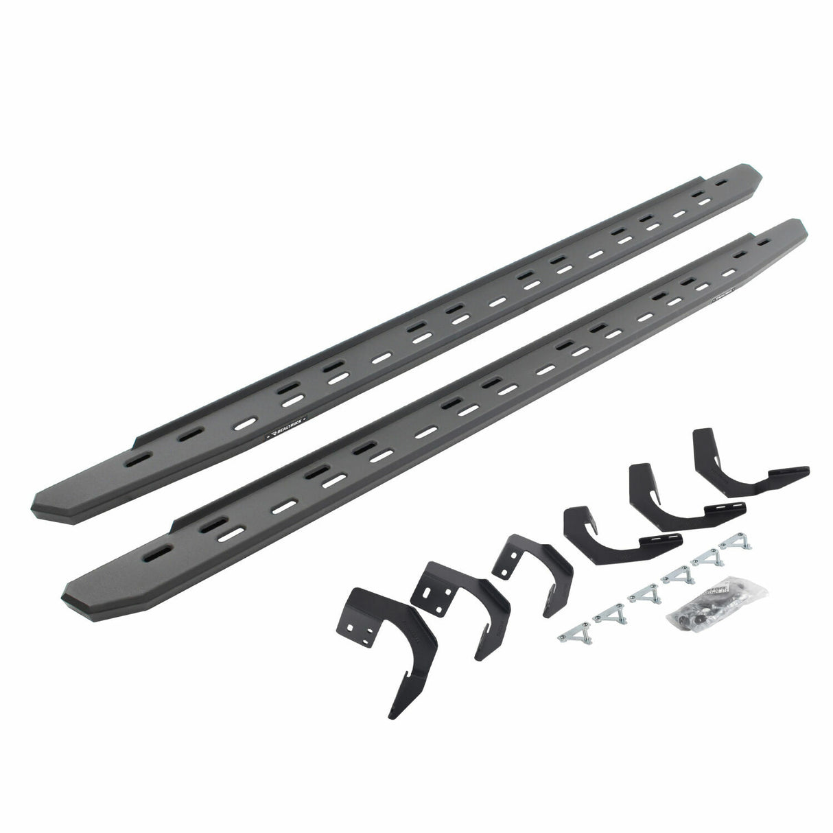 Go Rhino 69620687SPC - RB30 Slim Line Running Boards with Mounting Bracket Kit - Textured Black