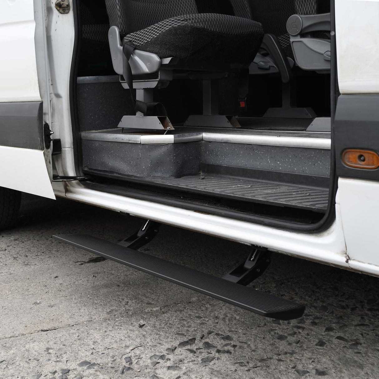 Go Rhino 20410125T - E1 Electric Running Boards With Mounting Brackets - Protective Bedliner Coating