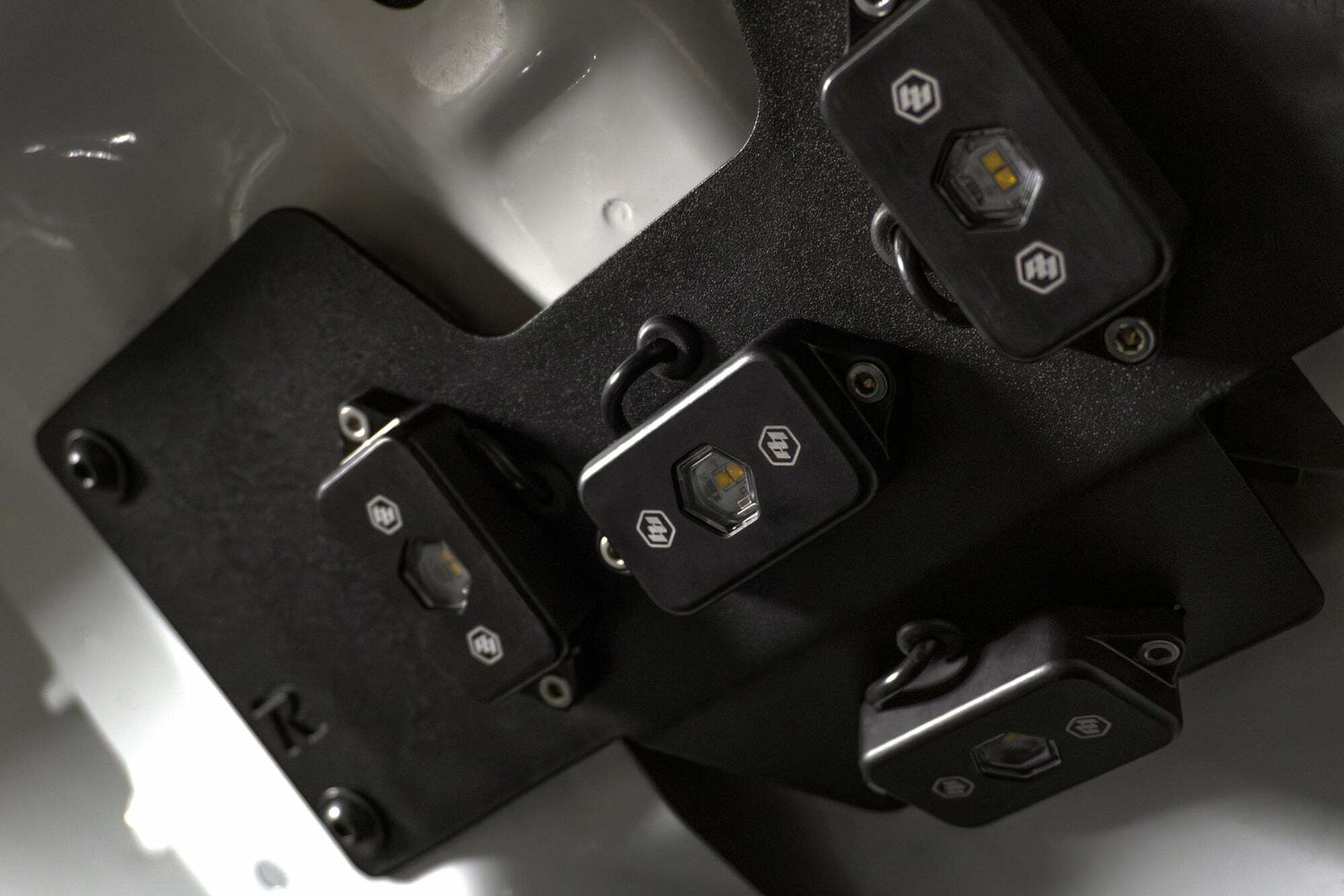 Rago Fabrication - 2nd & 3rd Gen Tacoma Hood Light Bracket - R1619TACHDLT