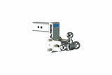 B&W Trailer Hitches - TS20048C 2.5 Model 8 Chrome Tow & Stow Tri Ball