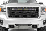 Rough Country - Mesh Grille - 30" Dual Row LED - Black - GMC Sierra 1500 (14-15) - 70190