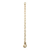 Curt - 35" Safety Chain with 1 Clevis Hook (18,800 lbs, Yellow Zinc) - 80304