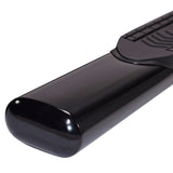TrailFx - 6" Oval Bent Step Bar For GM Silverado/Sierra Extended- Black (A8253B)