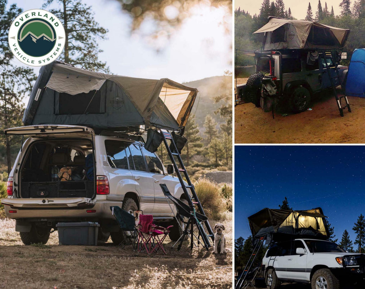 Overland Vehicle Systems - Best Hard Shell Rooftop Tent 18189901 Bushveld II - 18189901