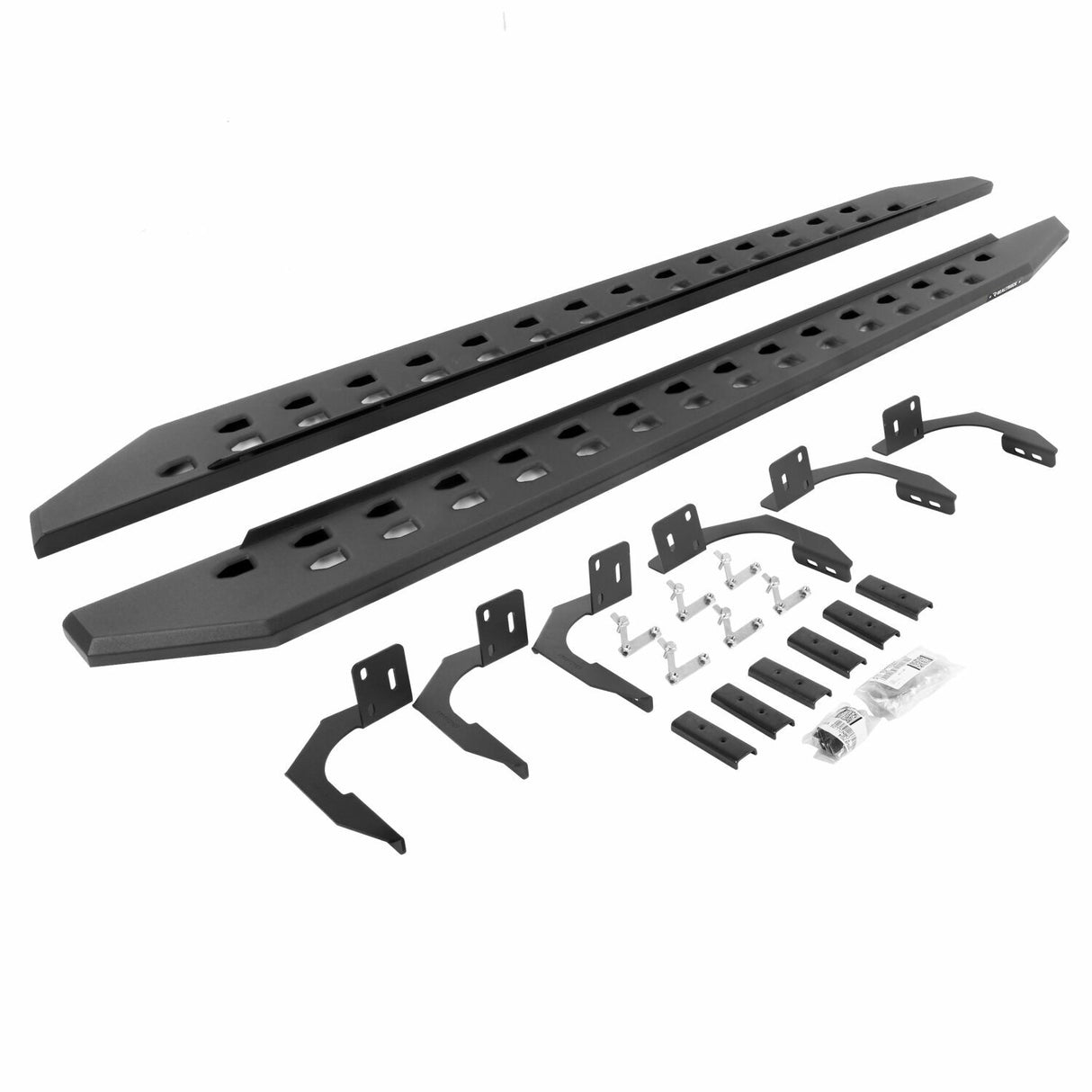 Go Rhino 69410687SPC - RB20 Slim Line Running Boards With Mounting Brackets - Textured Black