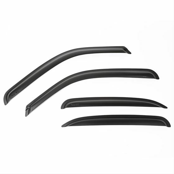 Rugged Ridge - Rugged Ridge 11351.11 Window Rain Deflectors, 07-18 Jeep Wrangler JK - 11351.11