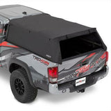 Softopper - Twill Canopy Only - '16-23 Tacoma; For 6 ft. bed (Premium Black Twill; Clear Front Window and Tinted Rear Window) - SC-TC74O-BTN
