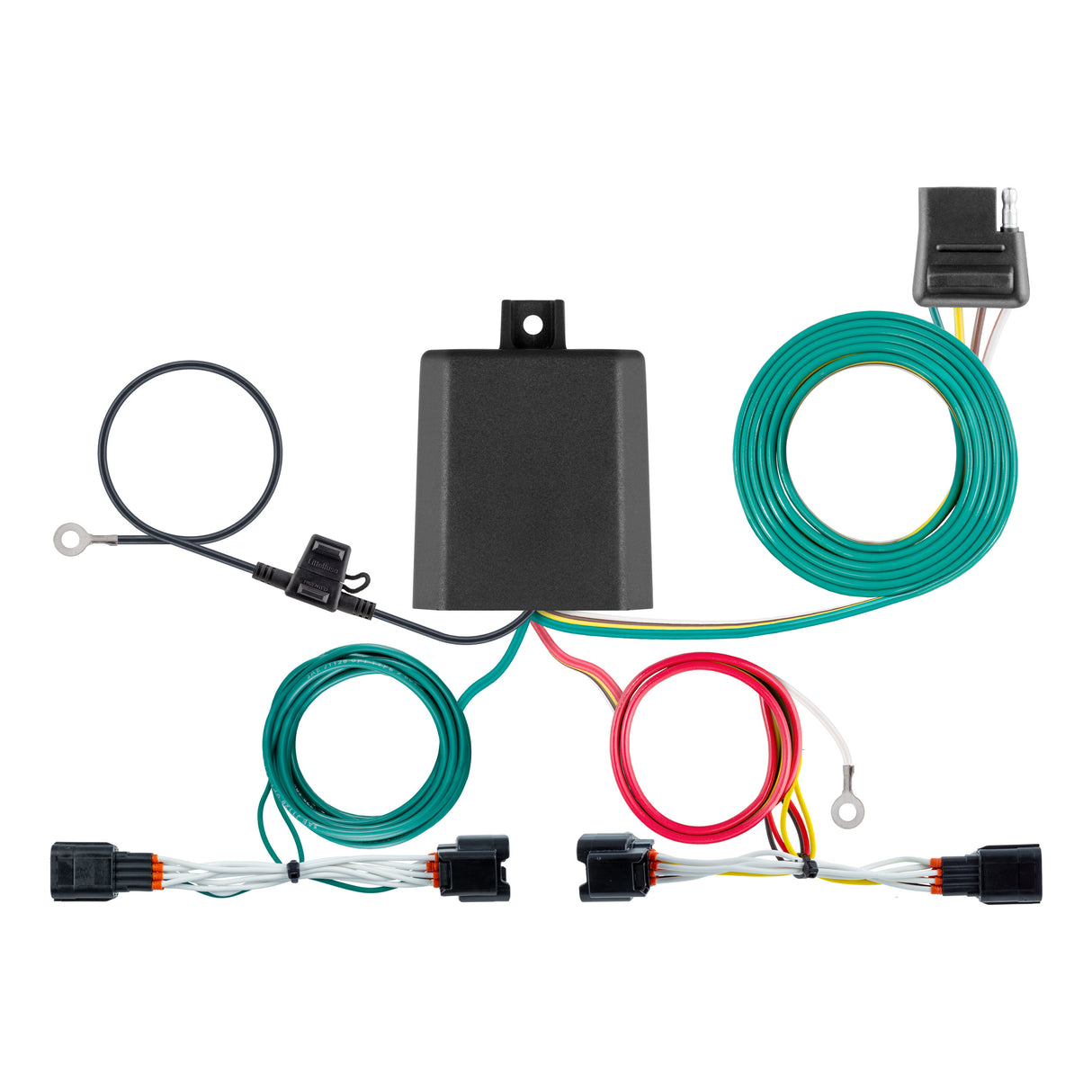 CURT 56528 Custom Wiring Harness, 4-Way Flat Output, Select Acura TLX