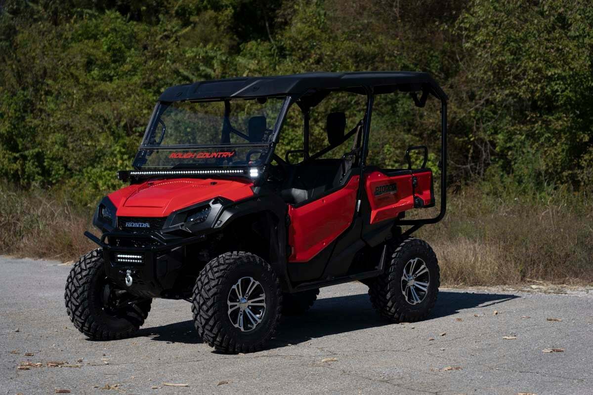 Rough Country - LED Light Kit - Cage Mount - 2" Black Pair - Honda Pioneer (17-19) - 92009