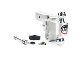 Weigh Safe - CTB4-2.5-KA Turnover Ball 4" Drop Hitch with 2.5" Shank- Keyed Alike WS05 Included