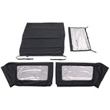 Rugged Ridge 13860.35 VOYAGER FASTBACK TOP;BLACK DIAMOND;JEEP