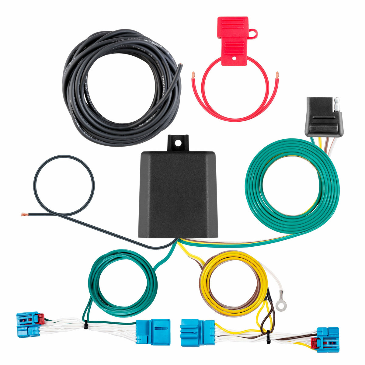 CURT 56563 Vehicle-Side Custom 4-Pin Trailer Wiring Harness, Fits Select Volkswagen ID. Buzz