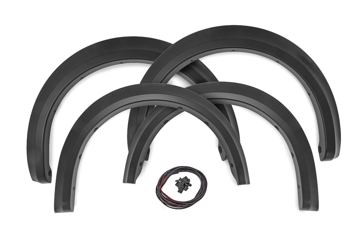 Rough Country - Fender Flares - Sport - G1 Shadow Black - Ford Maverick 2WD/4WD (2022-2024) - S-F32241-G1