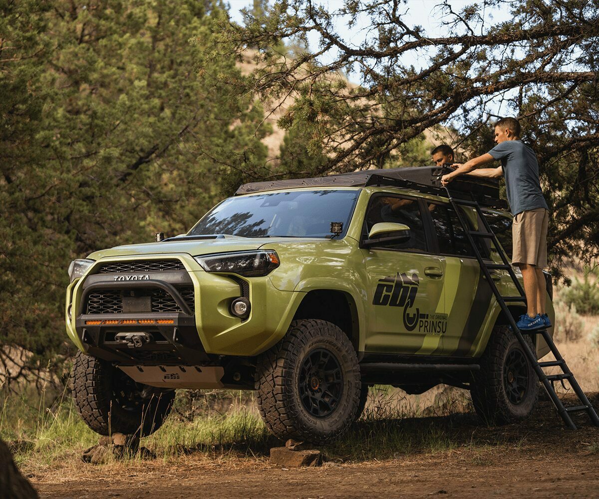Prinsu - Close Out Original 5th Gen Toyota 4Runner Prinsu Roof Rack Full Non-Drill | 2010-2024 - 400-000-020-025