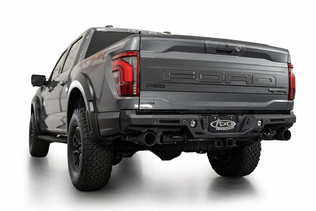 Addictive Desert Designs - 2021+ Ford F-150 Raptor Rock Fighter Rear Bumper - R210121090103