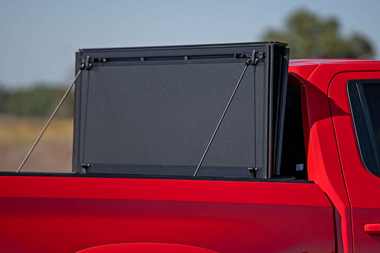 Rough Country - Hard Tri-Fold Flip Up Bed Cover - 6'7" Bed - Chevy GMC 1500 (19-23) - 49120650