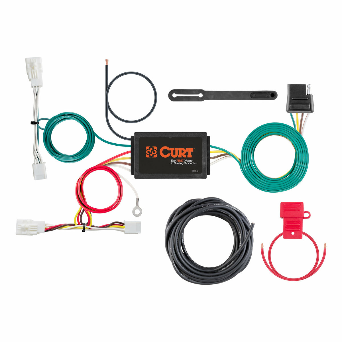 Curt - Custom Wiring Harness, 4-Way Flat Output, Select Toyota Avalon - 56416