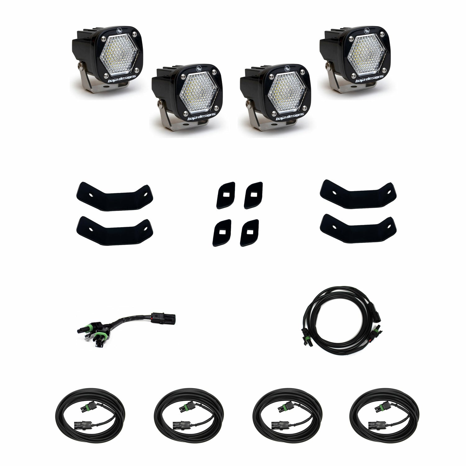 Baja Designs - 447862 - S1 Roof Rack Rail Kit