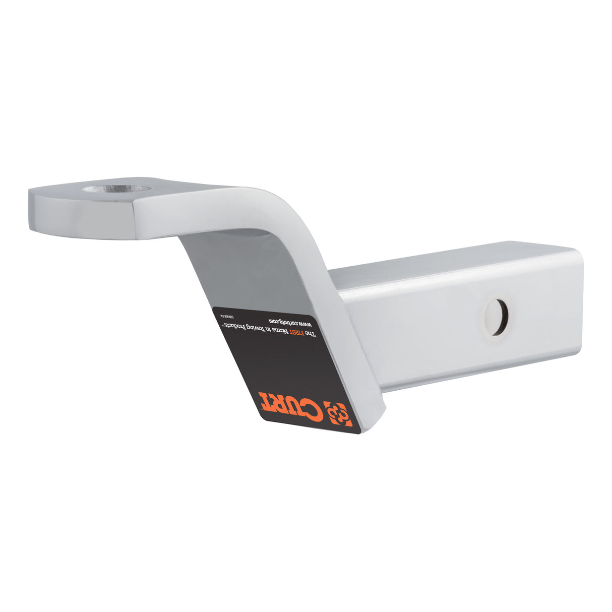 Curt - Class 3 Ball Mount (2" Shank, 7,500 lbs., 4" Drop, 8-1/4" Long, Chrome) - 45296