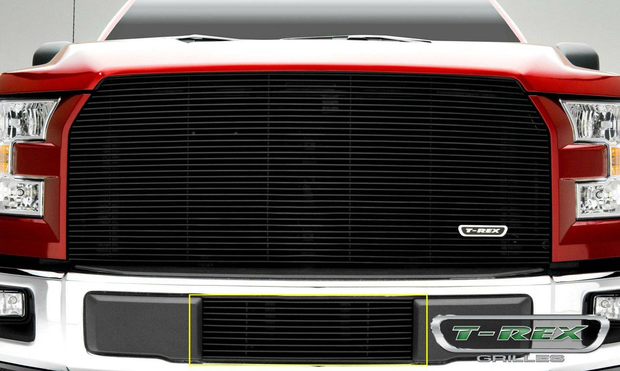 T-Rex Grilles - 1 Pc Horizontal Aluminum Billet Bumper Grille Insert - 25573B