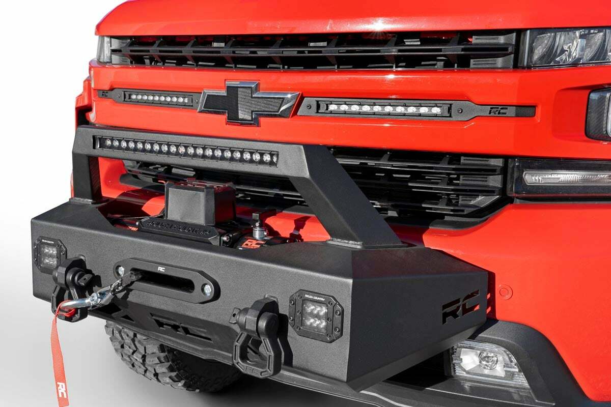 Rough Country - EXO Winch Mount Kit - Chevy Silverado 1500 2WD 4WD (2019-2022) - 10765
