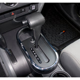 Rugged Ridge 11156.02 Transmission Shifter Trim, Chrome, Automatic; 07-10 Jeep Wrangler JK