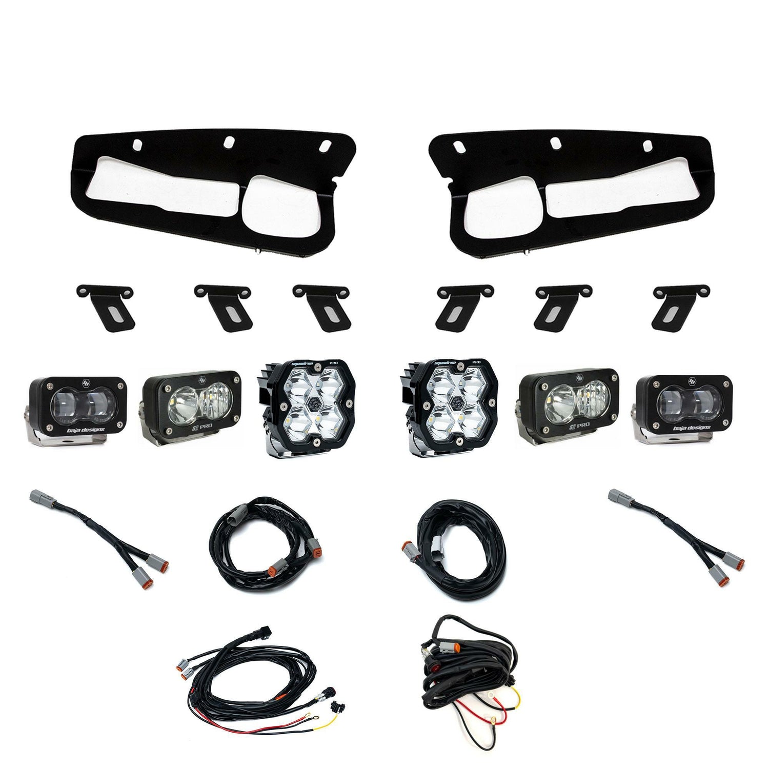 Baja Designs - 44-0082 Squadron 2.0 Pro/S2 Pro/S2 SAE "Pro" Fog Pocket Light Kit