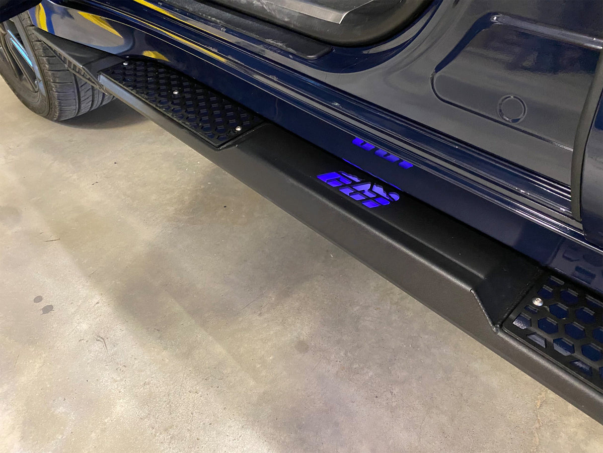 CBI - LX570 Rock Sliders | 2016-2021 - Bare Metal - 300-000-016-011
