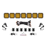 Diode Dynamics - SS5 Sport Universal CrossLink 7-Pod Lightbar Yellow Driving - DD7213