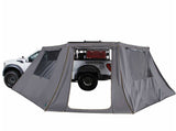 Overland Vehicle Systems - HD Nomadic 180 - LTE Awning Wall, Universal, Grey Body, Green Trim W/Storage Bag - 18159919