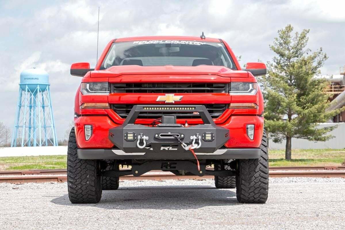 Rough Country - EXO Winch Mount Kit - Chevy Silverado 1500 2WD 4WD (2007-2018) - 10761