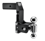 B&W Trailer Hitches - TS20066BMP 2.5 Model 10 Blk Tow & Stow Dual Ball for Multi-Pro Tailgate