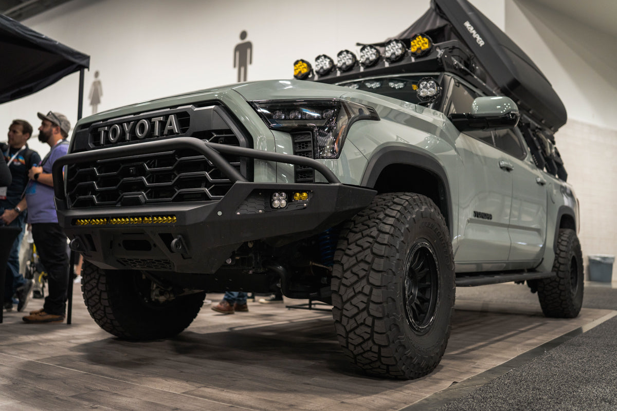 CBI - 3rd Gen Tundra Baja Front Bumper 2022 Steel - Bare Metal - 200-000-012-019