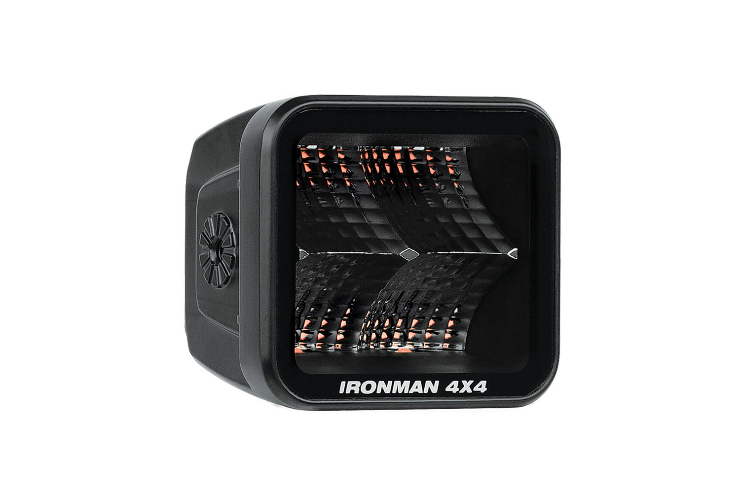 Ironman 4x4 - 2.8" 20W LED Cube Light, Flood Beam - Red - ILED20BFR