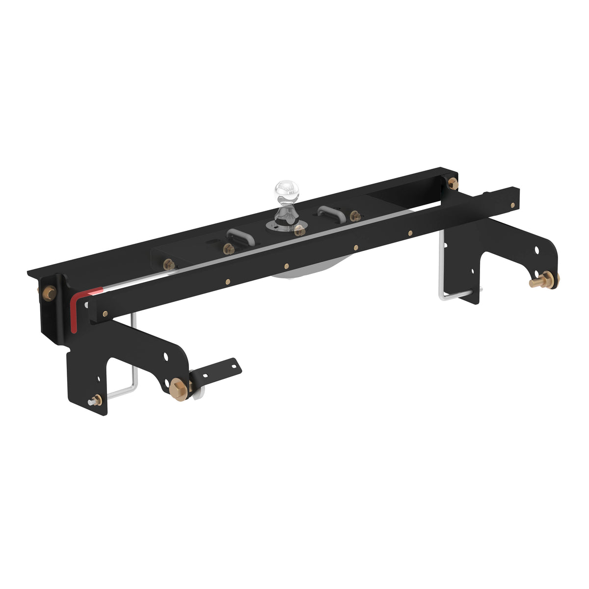 Curt - Double Lock EZr Gooseneck Install Brackets, Select Silverado, Sierra 2500, 3500 - 60648