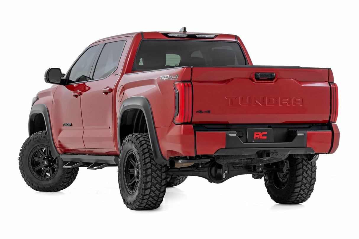 Rough Country 71097 SRL2 Adjustable Aluminum Steps for 2022-2024 Toyota Tundra CrewMax