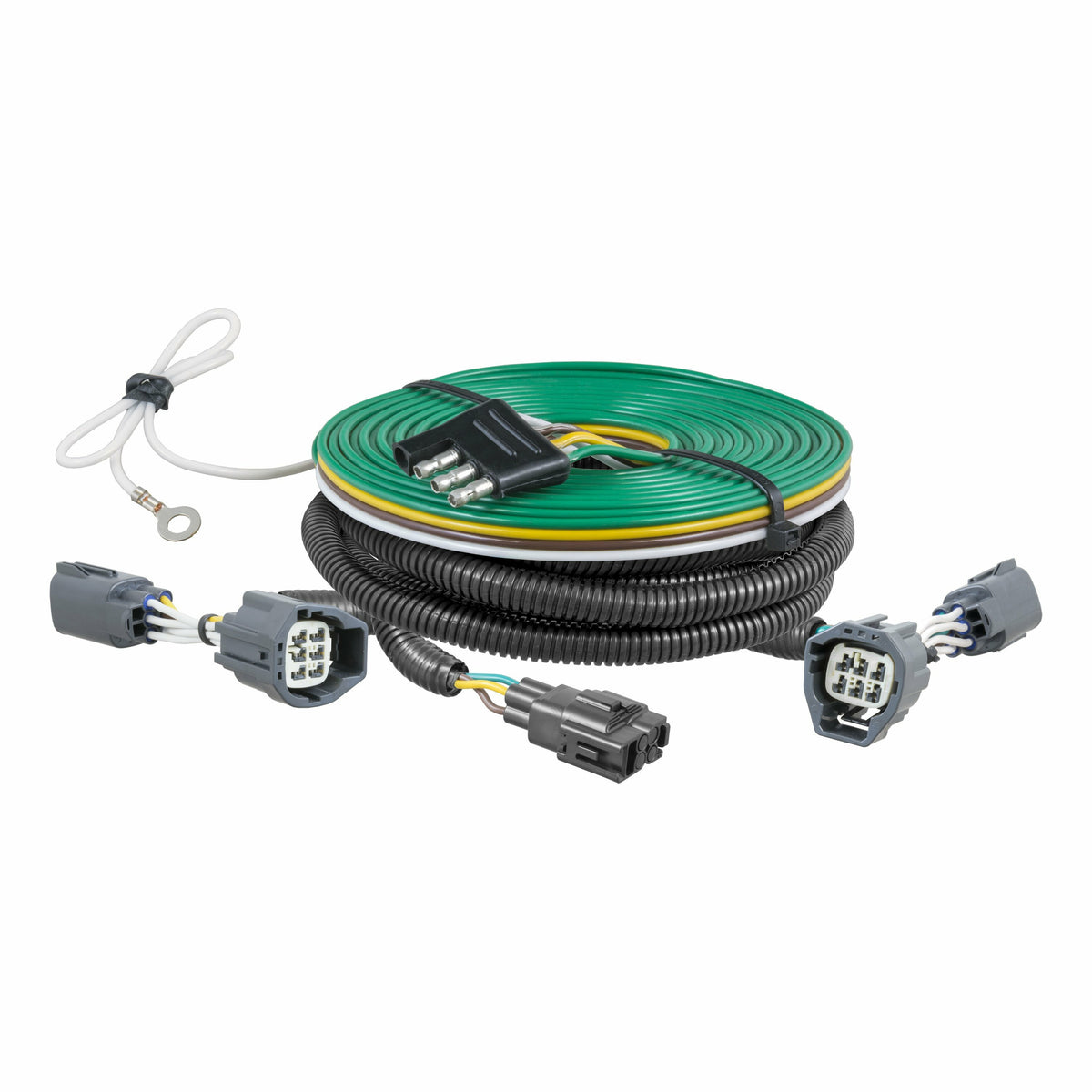 Curt - Custom Towed-Vehicle RV Wiring Harness, Select Jeep Wrangler JK - 58903