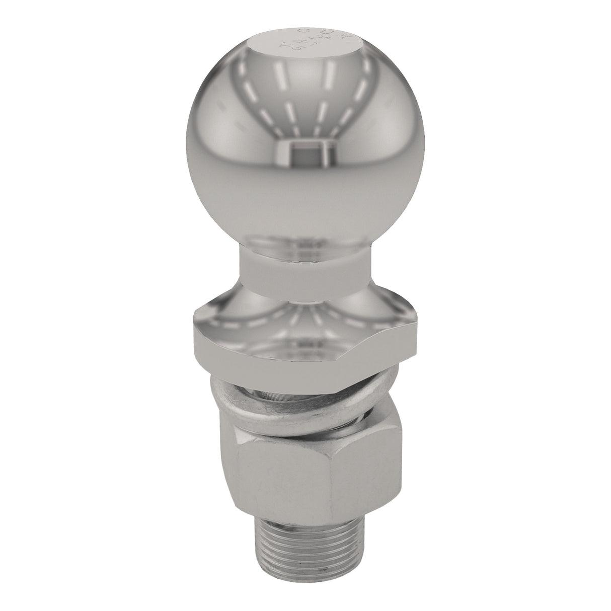 Curt - 2" Trailer Ball (1" x 2-1/8" Shank, 6,000 lbs., Stainless, Packaged) - 40083