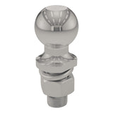Curt - 2" Trailer Ball (1" x 2-1/8" Shank, 6,000 lbs., Stainless, Packaged) - 40083