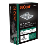 Curt - Pin-On Jack Foot (Fits 2" Tube, 2,000 lbs, 1-11/16" Height, Packaged) - 28273